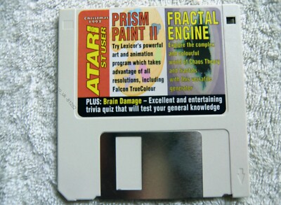 81282 Christmas 1993 Atari ST User - Prism Paint II / Fractal Engine - Atari ST 