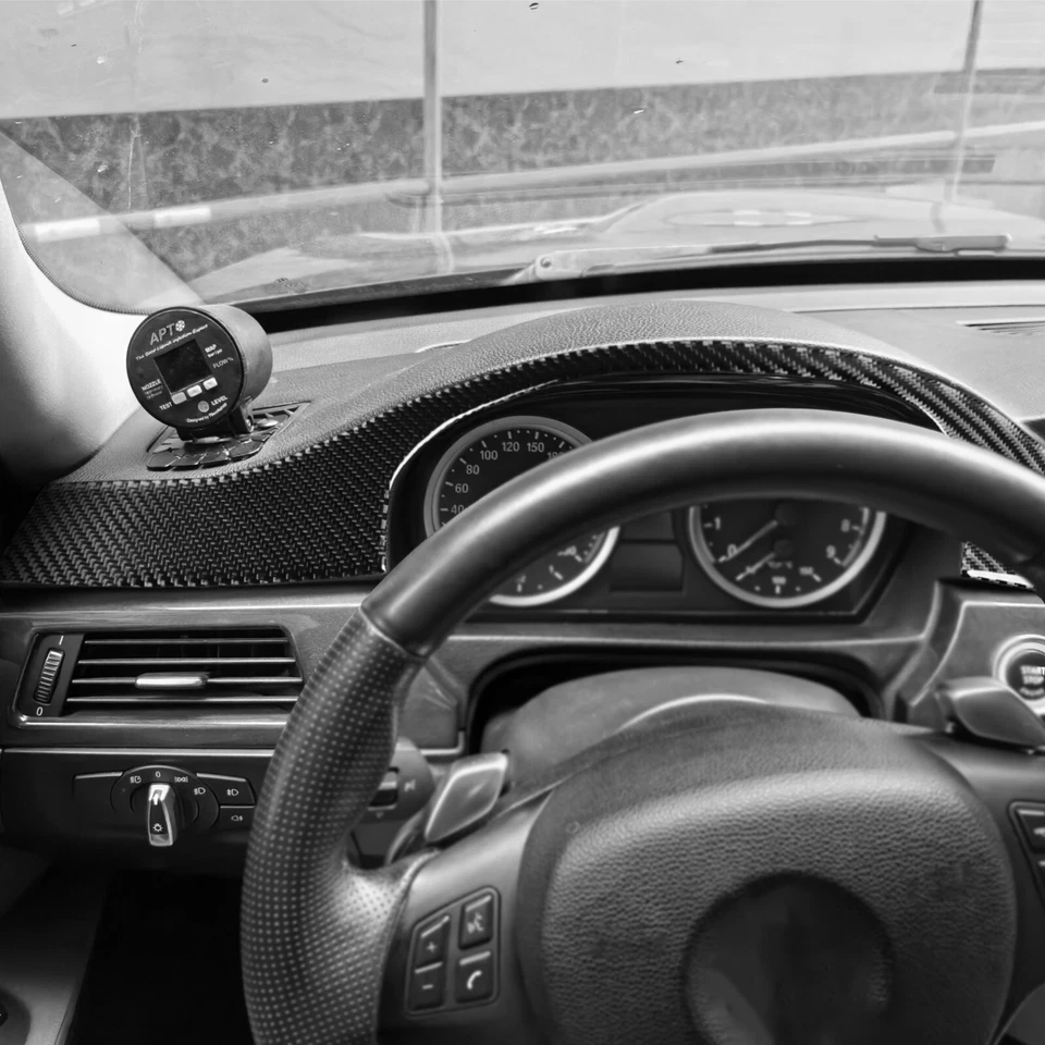 Real Carbon Fiber Dashboard Speedometer Panel Trim For BMW 3 Series M3 E90 05-12 - Изображение 3 из 4