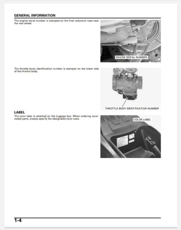 2007-2015 Honda SH300 SH300i SH300A Scooter Workshop Service Manual | PDF File - Image 4 of 4