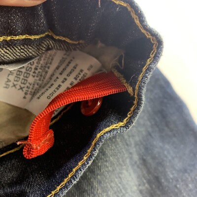 ハンドメイド Wrangler Boys Size 12 Regular 5 Pocket Dark Wash Denim Shorts Zip