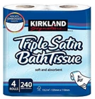 Kirkland Signature Soft&Absorbent Triple Satin Premium Bath Toilet Tissue Paper