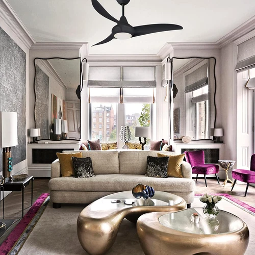 F845-CL 44" Coal Finish Ceiling Fan with LED Light & Remote Control - Picture 7 of 9