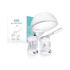 Hair Steamer EZBASICS 2 in 1 Ion Facial Steamer with Extendable Arm Table Top...