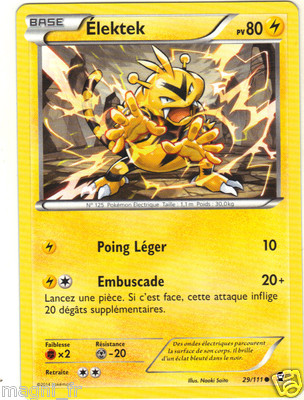 Pokemon No. 29/111 - ELEKTEK - PV80 (A4192)