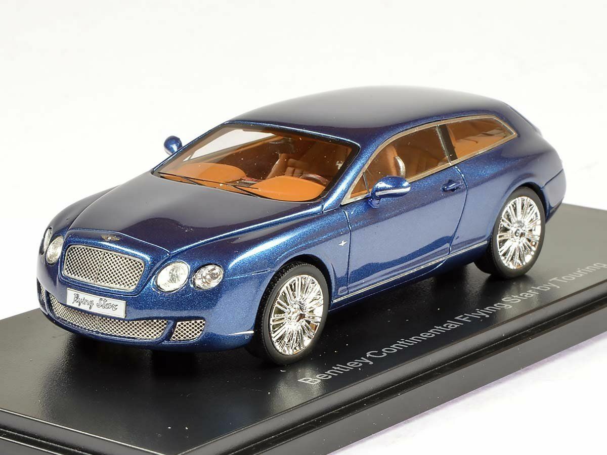 Bentley Continental Flying Star 2010, Blau, 1 43, Model Car, Neo. Bentley Continental Flying Star 2010, Blau, 1 43, Model Car, Neo.