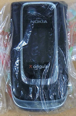 Nokia 6126 - Black and Silver ( Cingular / AT&T ) Cellular Flip Phone - Parts