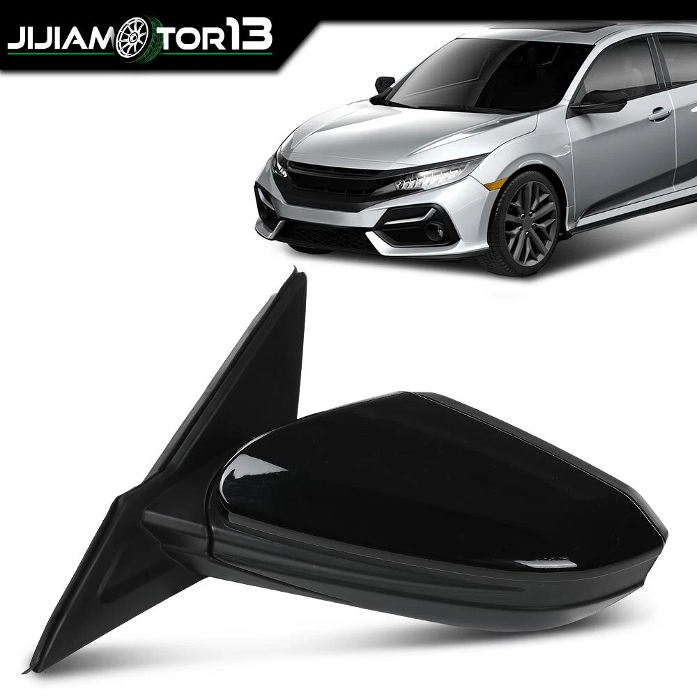 Left Driver Power Heated Mirror w/5-Pin Fit For Honda Civic 2016-2021 1.5 2.0L