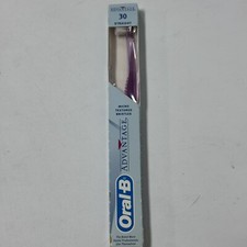 Vintage Oral-B Advantage Soft 30 Straight Toothbrush Purple