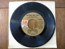 Carpenters – Yesterday Once More / Road Ode - 1973 - A&M AM-1446-S 7" Single