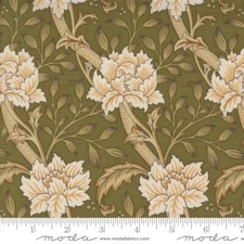 Morris Manor Hammersmith Florals Sage Green by Howard Marcus for Moda 1/2 Yard