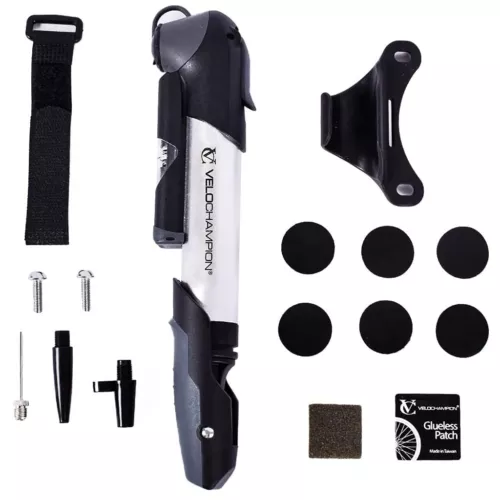 Schnelle Mini Pumpe Fahrrad Velo Champion 120PSI Manometer Halterung 8B
