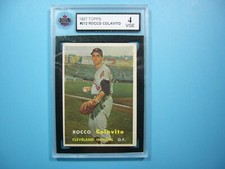 1957 TOPPS MLB BASEBALL CARD #212 ROCCO COLAVITO ROOKIE RC KSA 4 VG/EX '57 GL