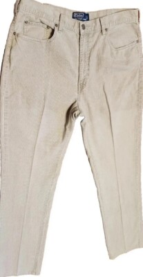 Polo Ralph Lauren Pants Mens 36x34 (34x34) Corduroy Vintage 90's