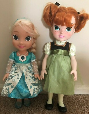 DISNEY FROZEN ANNA AND ELSA DOLLS ELSA 14