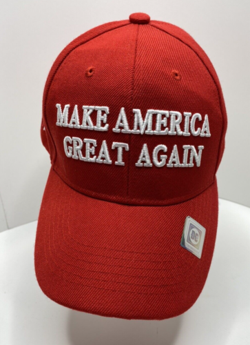Make America Great Again rote BALL Kappe verstellbarer Riemen hinten DC ONE Donald Trump - Bild 1 von 8