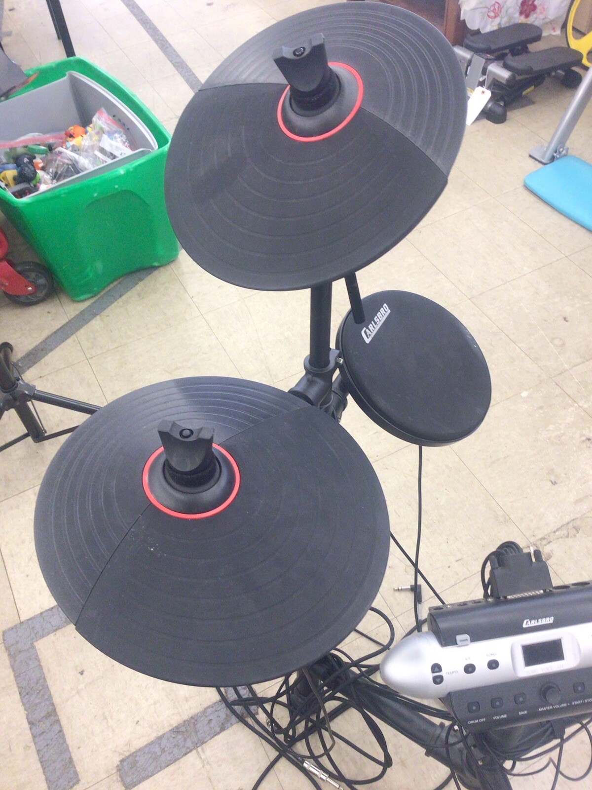 Carlsbro CSD120 Compact Electronic Drum Kit eBay