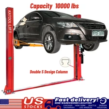 2 Post Lift 10000lbs Auto Lift Two Post Lift 2-Post Lift Car Lift Hoist Shipping