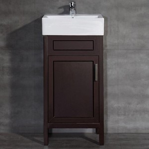 Vitreous China Vanity Top Basin Small Bathroom Pedestal Sink