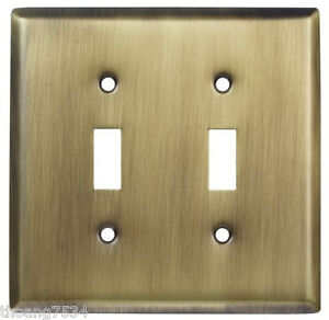 4 Gang brass light switch