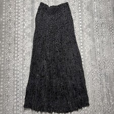 Vintage Lucia Lukken Whimsigoth Burnout Velvet Broom Skirt Womens Medium Fairy