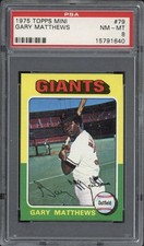 1975 Topps Mini Baseball Cards 22