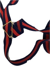 Valentine, Red Men  s Vintage Red And Blue Suspenders, Valentine Date