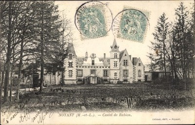 Postcard Noyant Maine et Loire, Castel de Rabion - 2929590