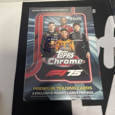 2025 Topps Chrome Formula 1 Blaster Box Value Factory Sealed New F1/75 Racing