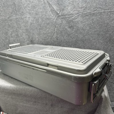 V. Mueller Genesis CD3-5C Full Length Sterilization Container No Basket 23x12x5''