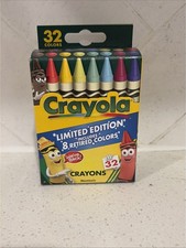 New Crayola Limited Edition includes 8 Retired Colors in Box of 32 Crayons