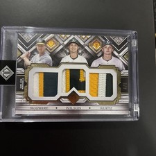 2025 Topps Transcendent Collection Triple Patch 4/5  Kurtz / Wilson / McGwire