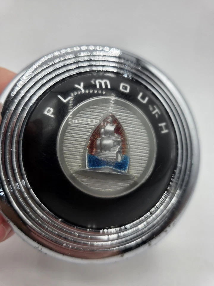 1946 1947 1948 年普利茅斯方向盘喇叭按钮特别豪华 P14C P14J P14 — 第 2/4 张图片