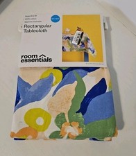 Room Essentials Floral Pattern Rectangular Tablecloth 60" x 104"
