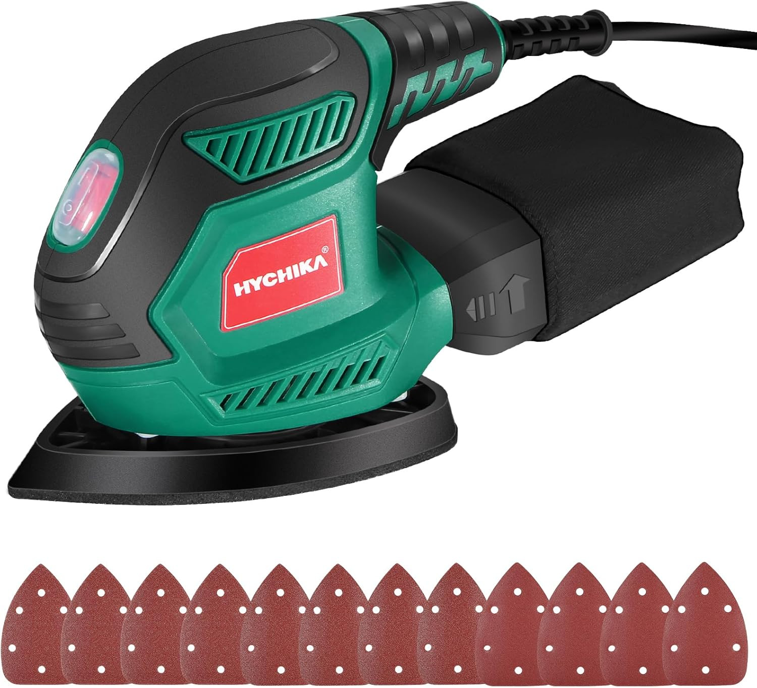 Levigatrice per Legno HYCHIKA 200W: Precisione Mouse 14000RPM