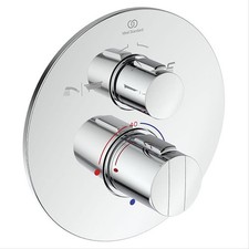 Ideal Standard Easybox Slim Bi Thermostatic Bath Shower Mixer - Chrome