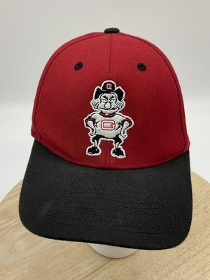 Guilford Team Hat Cap Strap Back Mens Red Black Baseball Wool Zephyr One Size