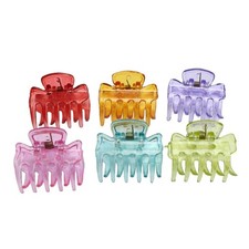 12pcs Girl Mini Crab Hair Clips - 28mm Cute Claw Clamps Cute Hairpin Jaw Clip