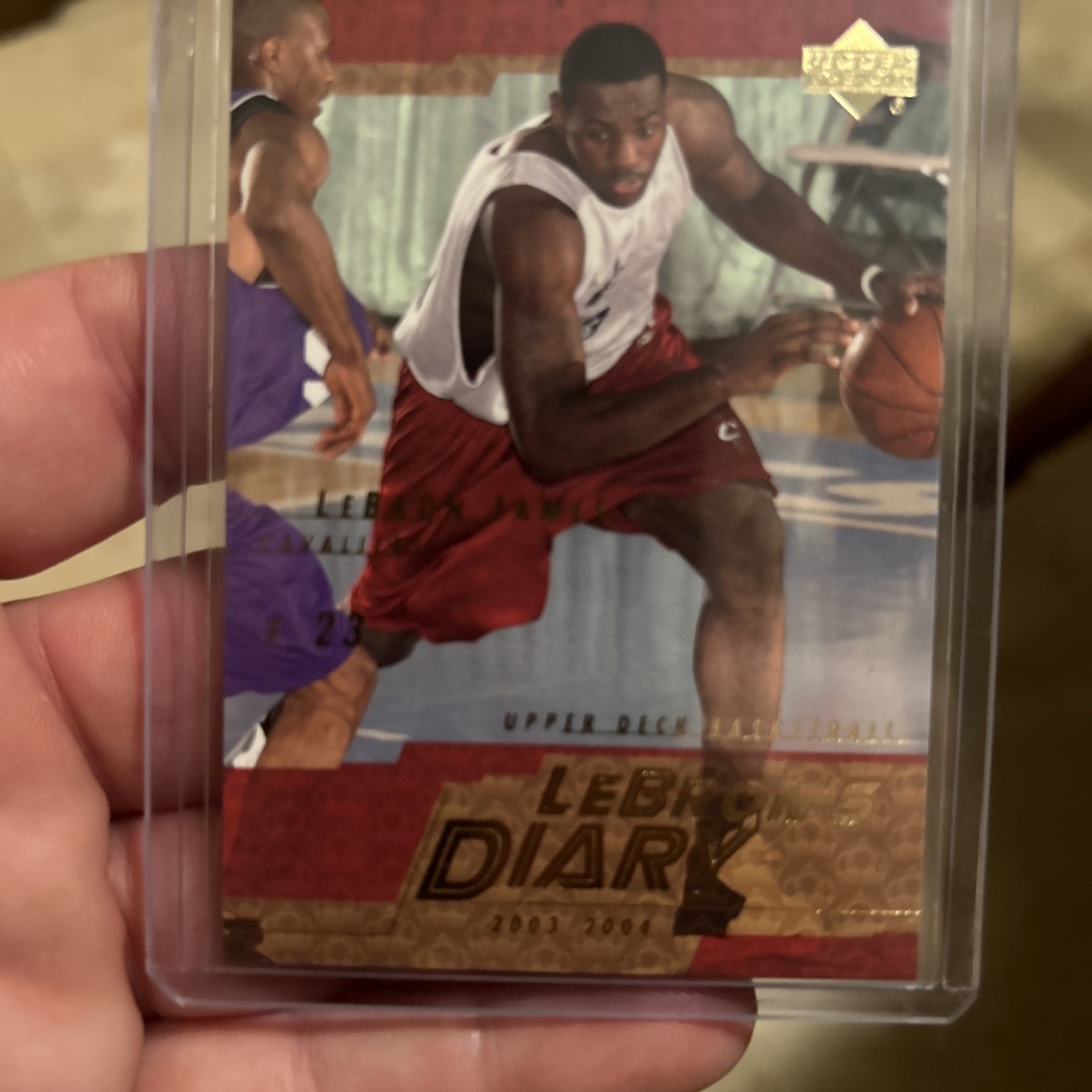 2003-04 Upper Deck - Lebron's Diary LeBron James #LJ6 (RC)