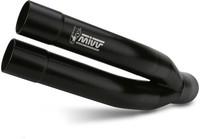 K.052.SDGB - Auspufftopf Mivv Double GUN Black Kawasaki Z900 (20-)