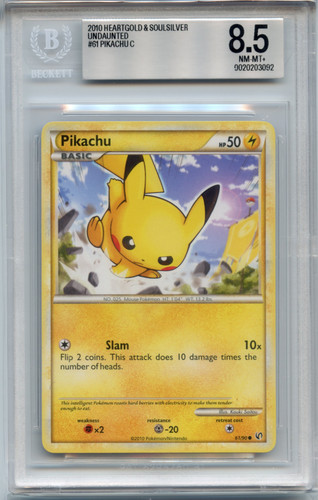 Pikachu graded BGS 8.5 for sale on eBay