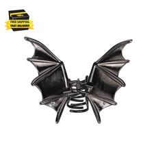 Gunmetal Black Bat Hair Claw Clips Halloween Hair Clips for Women Girls Large Me