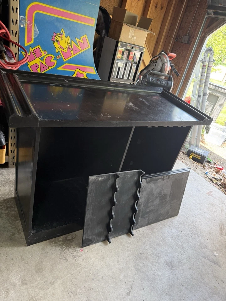 Barra seca de madera maciza premium para el hogar con amplio almacenamiento - negra usada 60" Foto 4 de 4