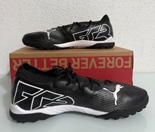 Puma Future 7 Match TT Soccer Turf Futsol Black White 107720-02 Mens Size 9
