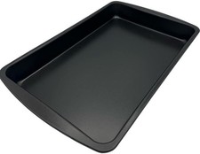TIJAR® Baking Tray, 3cm Deep, Non Stick, Baking & Desserts, Bread, Double Coat