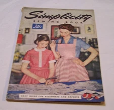 Simplicity Sewing Book 1954 Easy Guide For Beginners & Experts  - Softcover