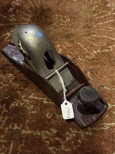 Antique Low Angle Plane With Brown Japan Finish Block W/ Adj. Throat Stanley 110