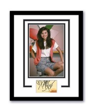 Saved By The Bell Tiffani Thiessen Signed 11x14 Framed Photo Kelly Kapowski ACOA