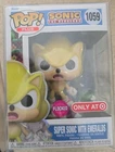 Funko Pop! Plus: Sonic the Hedgehog. Super Sonic with Emeralds #1059 Flocked Pop