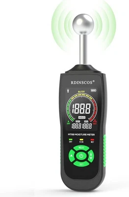 WELLER Feuchtigkeitsmessgerät Wand RDINSCOS Feuchtemessgerät Mauerwerk Zerstörungsfrei