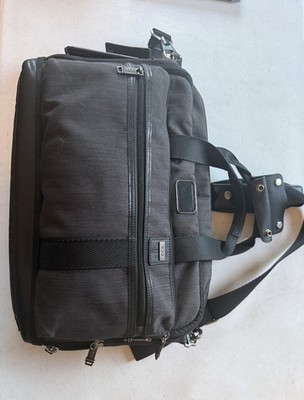 TUMI Fremont Grayson Three-Way Brief Charcoal Laptop Bag Backpack Briefcase 2223